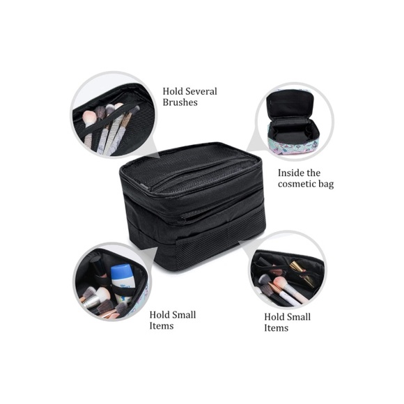 Portable Travel Cosmetic Bags Beauty Organizer - Picture 4 of 8